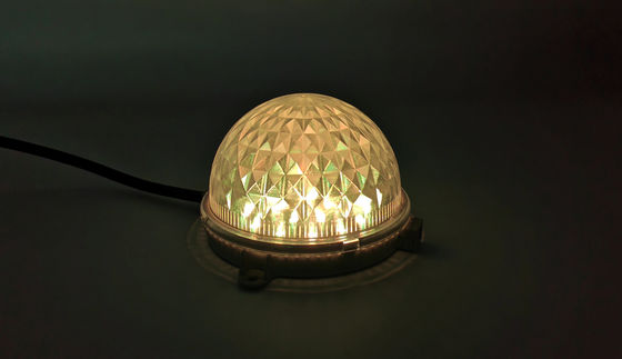 12* SMD3535 red green blue dmx512 80mm point light source outdoor decorative pixel light