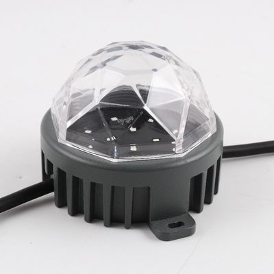 अनुकूलन योग्य 100 मिमी IP67 जलरोधक DC24V 50MM DMX एलईडी आरजीबी पिक्सेल लाइट्स प्रोग्राम करने योग्य आउटडोर एलईडी प्रोजेक्ट एलईडी पॉइंट लाइट्स