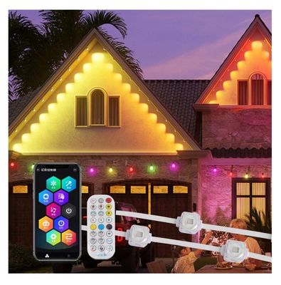 Waterproof Rgb Decorative Holiday Eaves Led Christmas Point Light For Eave Ip Rating IP67