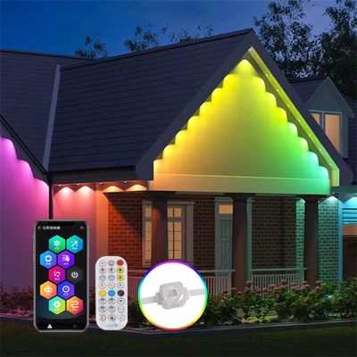 Outdoor magic RGB SMD5050 1.5W DC24V Operating Voltage Smart home pixel eave lights