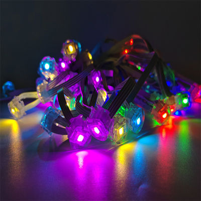 Christmas Permanent 0.4W 20MM IP67 RGBW Emitting Color PC Body Decoration For LED Eave Lights
