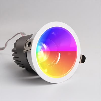 SPI USC290 एलईडी 20W आरजीबीडब्ल्यू ग्लेयर रिसेस्ड जी एलईडी स्पॉटलाइट लिविंग रूम की सतह के लिए उज्ज्वल छत पर घुड़सवार