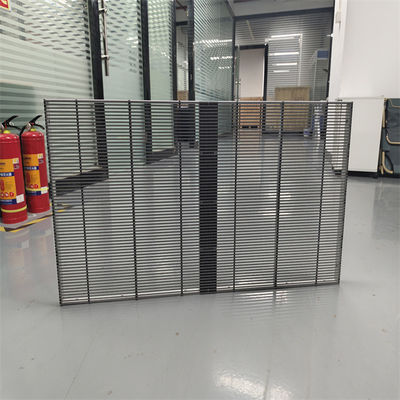 P3.9-7.8 Transparent LED Grille Screen Transparent Curtain Display for Advertising Iutdoor  Screen