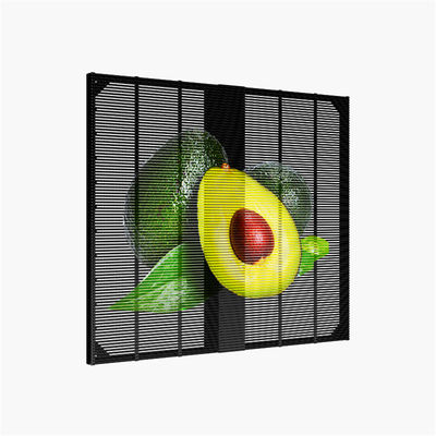 P2.6-5.2High-Brightness Full-Color Outdoor Transparent LED Mesh Display for Shop Windows