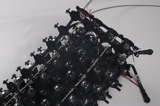 P62.5 Waterproof RGBW IP67 High Brightness LED Mesh Screen Light for Media Facade Stage Lighting