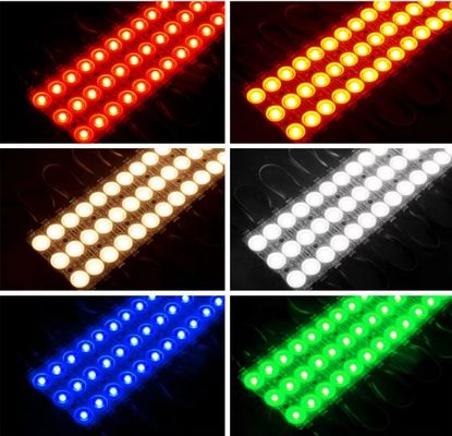 पीसी सामग्री सैमसंग एलईडी मॉड्यूल साइन 12V 1.5W एसएमडी 2835 सिंगल कलर आउटडोर विज्ञापन के लिए
