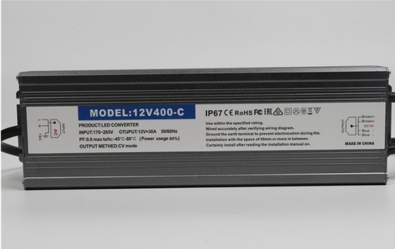 Ip67 एलईडी ड्राइवर वाटरप्रूफ 12vdc 24vdc 24v 400w एलईडी स्विचिंग पावर सप्लाई