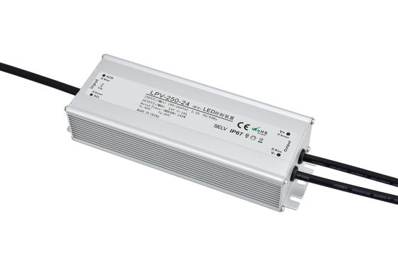 250W High Power Waterproof Aluminum 24V Led Power Supply Outdoor Indoor for Street Lighting