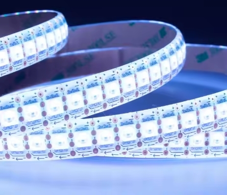 गर्म सफेद एलईडी पट्टी प्रकाश SMD 2835 प्रकाश पट्टी डीसी 24V 10mm 12mm पीसीबी प्रकाश सजावट