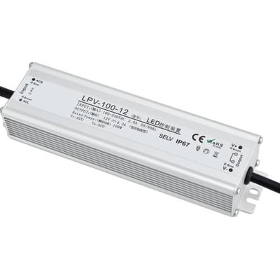 Waterproof LED Power Supply IP67 100W 120W 150W 12V AC DC Switching Mode Power Supply for LED Drive 
