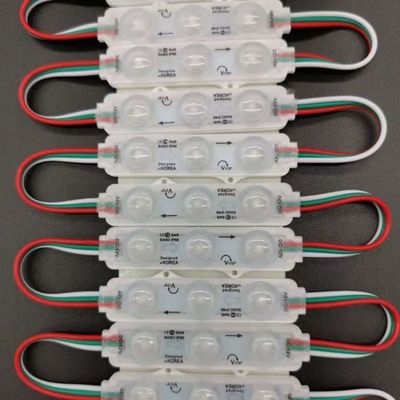 पेशेवर फैक्टरी एसएमडी 5050 12V एलईडी मॉड्यूल 0.72 वाट IP65 एन्कैप्सुलेशन सीरीज़ विज्ञापन लाइट बॉक्स के लिए डीसी 12V इनपुट