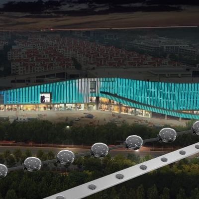 50mm Transparent Permanent High Brightness LED Point Light RGB Changeable IP67 Waterproof Outdoor Decoration