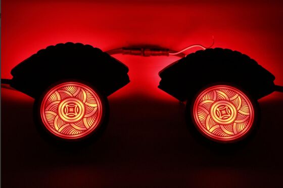 फैक्टरी प्रत्यक्ष बिक्री उच्च गुणवत्ता वाले मेले के मैदान की रोशनी 50 मिमी डीसी 24 वी आईपी 67 आरजीबीडब्ल्यू एलईडी पॉइंट लाइट्स मनोरंजन पार्क एलईडी रोशनी