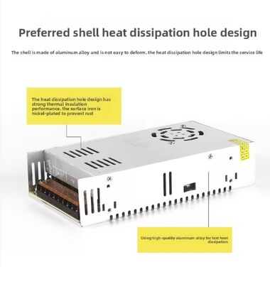 एलईडी लाइट के लिए विद्युत आपूर्ति AC को DC 12V 10A 20A 30A एलईडी एडाप्टर ट्रांसफार्मर में स्विच करना