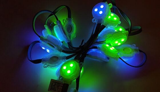 एलईडी पॉइंट लाइट होम आरजीबी एलईडी पॉइंट लाइट फुल कलर 30mm DC12V IP67 वाटरप्रूफ एलईडी पिक्सेल लाइट्स