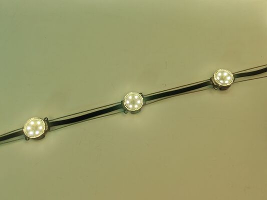 40mm DC24V IP67 वाटरप्रूफ 120 बीम एंगल पीसी सामग्री एलईडी पॉइंट लाइट SMD3535 RGBW