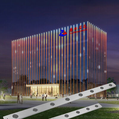 DC24V 50mm RGBW फुल कलर एलईडी पॉइंट लाइट IP67 आउटडोर दीवार सजावट के लिए जलरोधक