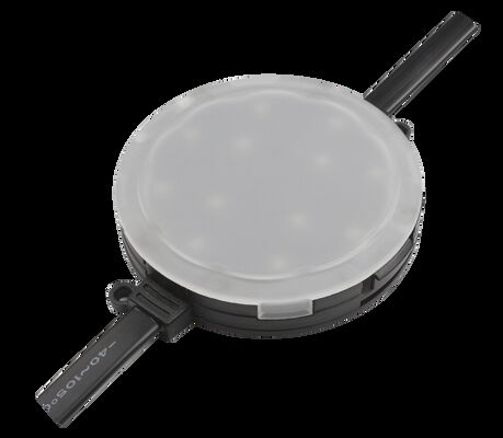 80 मिमी आरजीबीडब्ल्यू डीसी 24 वी पिक्सेल पॉइंट लाइट डीएमएक्स 512 आईपी 67 वाटरप्रूफ 120° बीम एंगल यूवी प्रतिरोधी