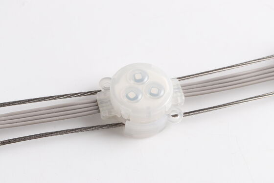 छुट्टी कार्यक्रम सजावट के लिए एलईडी पॉइंट लाइट DC12v 30mm IP67 RGBW प्रोग्रामेबल