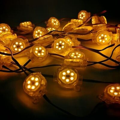 पीसी सामग्री 30mm 12V SMD2835 IP67 जलरोधक लचीला प्रकाश एलईडी बिंदु प्रकाश