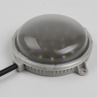 IP67 वाटरप्रूफ 100mm DC24V SMD3535 एलईडी पॉइंट लाइट पीसी सामग्री लचीली प्रकाश व्यवस्था