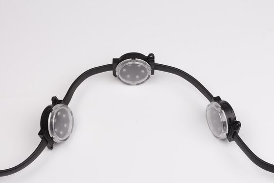 आउटडोर बिल्डिंग RGBW 48V 40mm मुखौटे होटल समोच्च सजावट IP67 ईव लैंप क्रिसमस रोशनी 2W एलईडी बिंदु प्रकाश स्रोत
