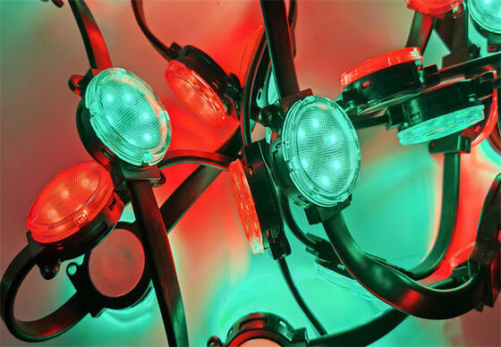 DC48V 40mm RGBW IP67 Waterproof LED Pixel Light for Building Facade Lighting