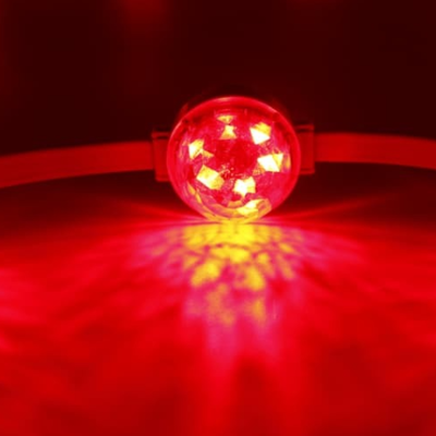 48V RGBW 2W IP67 LED Point Light Source DMX512 Addressable Pixel Module 40mm PC Body OEM ODM Factory