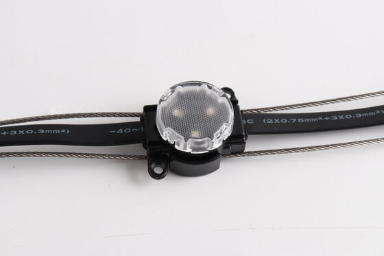 सौर ऊर्जा से चलने वाली RGBW LED पॉइंट लाइट IP67 वाटरप्रूफ 30mm DC12V आउटडोर बिल्डिंग लैंडस्केप लाइटिंग के लिए