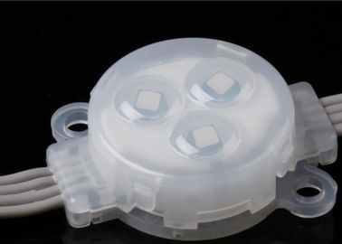 प्रोग्रामेबल Pixel LED पॉइंट लाइट IP67 12V RGB PC शेल ग्लू मटीरियल 0.8W