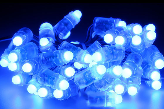 वाटरप्रूफ IP67 12v 9mm 0.2W Rgb LED स्ट्रिंग लाइट्स