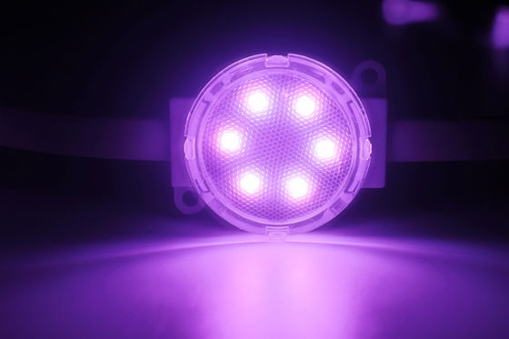 IP67 वाटरप्रूफ 1.5W DC 24V 40mm RGB LED पिक्सेल