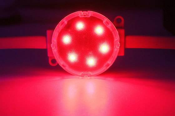 160 ° बीम कोण 1.5W 24V IP67 50MM RGB एलईडी पिक्सेल