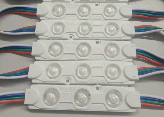 5050 Smd 3 LED मॉड्यूल 0.75w 12v Ip67 RGB इंजेक्शन एलईडी मॉड्यूल एलईडी स्ट्रिप लाइट मॉड्यूल