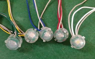 DC12V 0.75W 20 मिमी बहु रंग परिभ्रमण सजावट के लिए आरजीबी एलईडी पिक्सेल मॉड्यूल