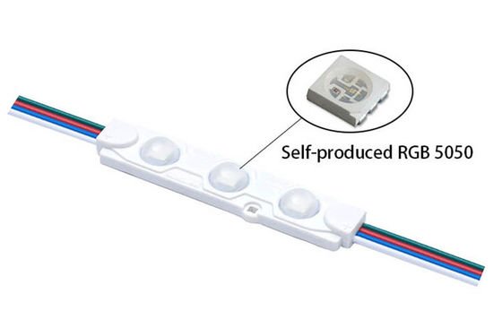पनरोक DC12V 0.72W RGB एलईडी मॉड्यूल लाइट्स SMD5050